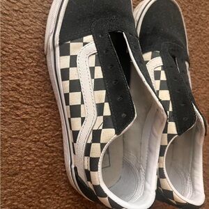 Vans Checkered Black and White Shoes